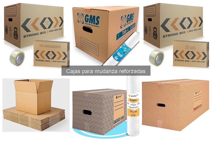 Precio promedio de cajas para mudanza reforzadas