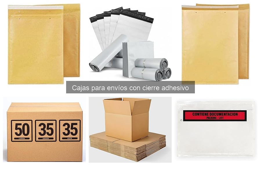Precios Promedio de Cajas para Envíos con Cierre Adhesivo