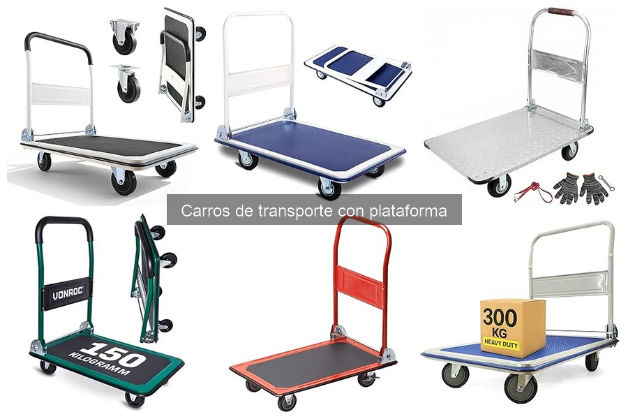 Precios promedio de carros de transporte con plataforma
