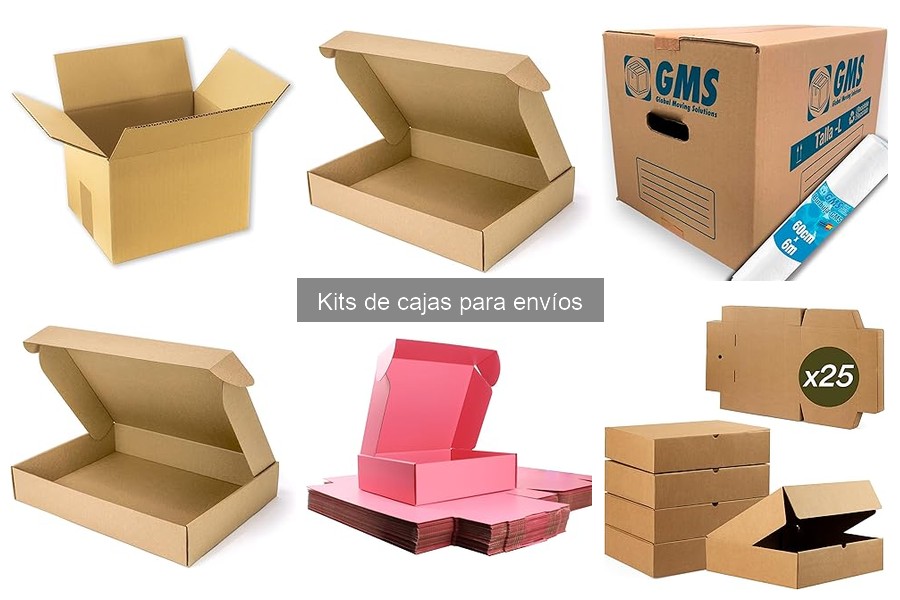 Precios promedio de kits de cajas para envíos en 2023