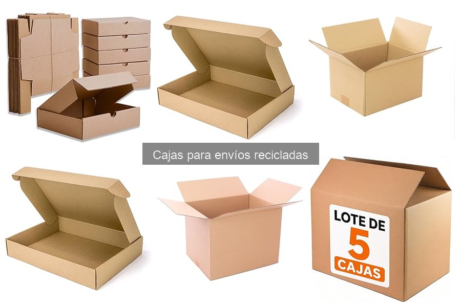 Precios y dónde comprar cajas para envíos recicladas