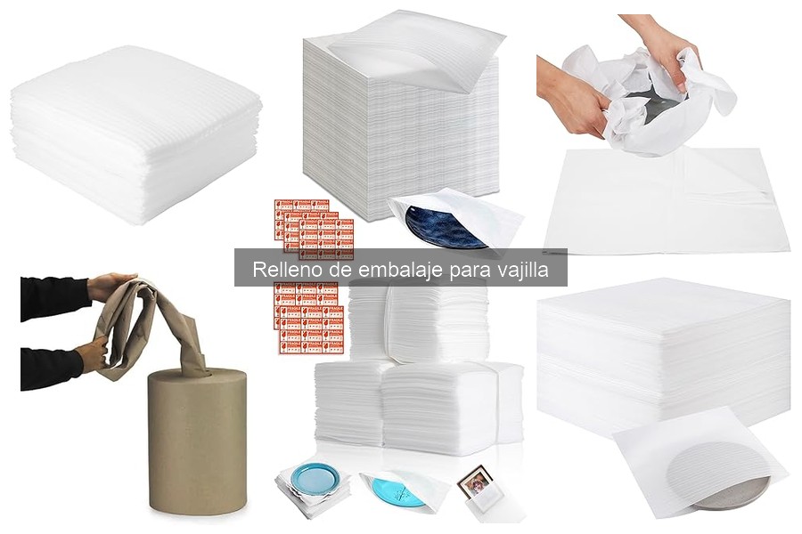 Precios y Dónde Comprar Relleno de Embalaje para Vajilla