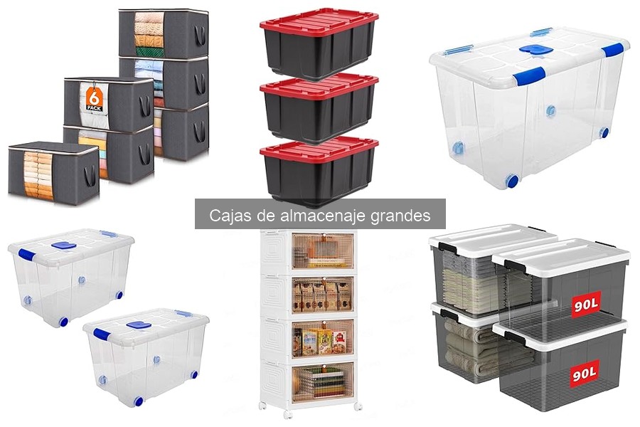 Problemas comunes al usar cajas de almacenaje grandes