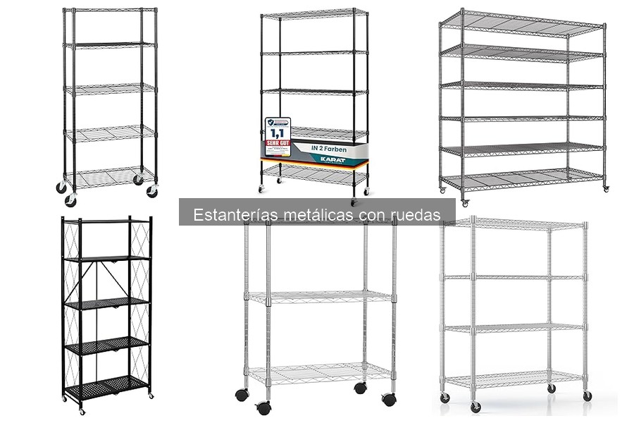 Problemas comunes con estanterías metálicas con ruedas