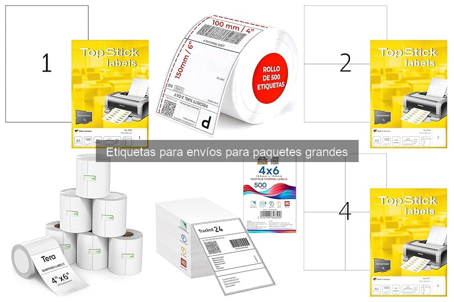 Problemas comunes con etiquetas para envíos de paquetes grandes