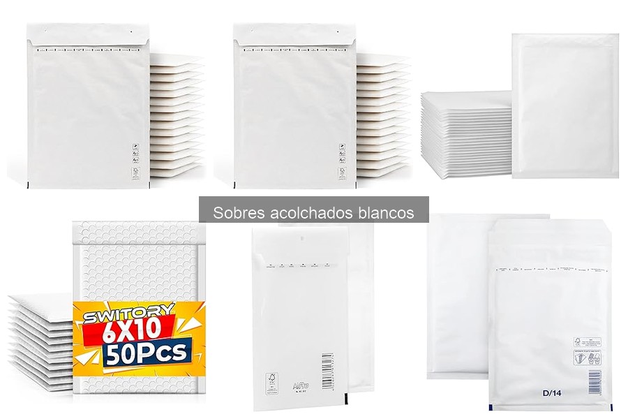 Problemas comunes con sobres acolchados blancos y soluciones