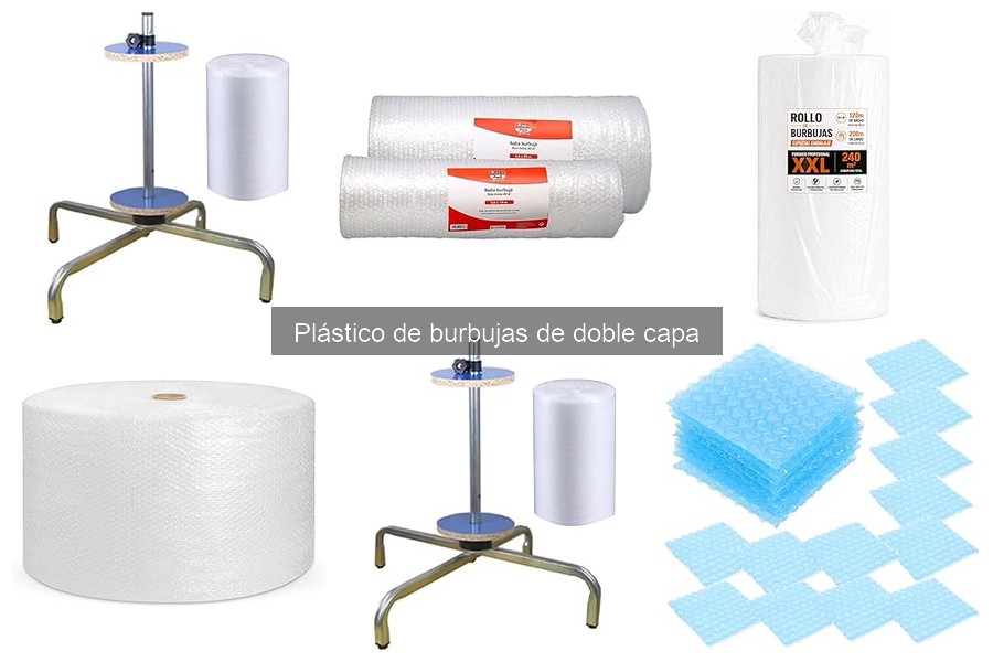 ¿Qué es el plástico de burbujas de doble capa?