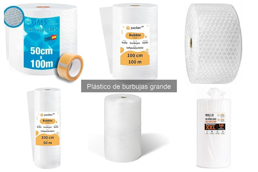 ¿Qué es el plástico de burbujas grande? Características y usos