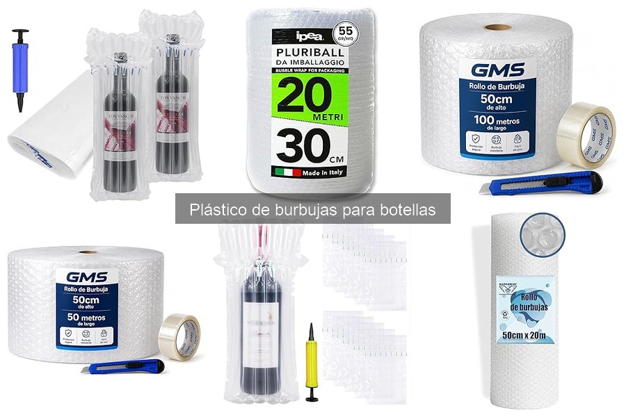 ¿Qué es el plástico de burbujas para botellas? Descúbrelo aquí