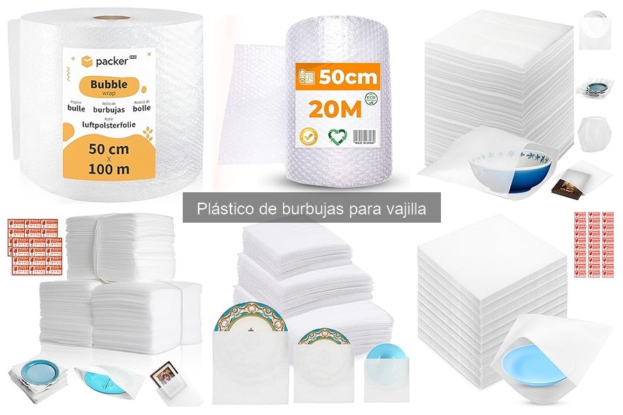 ¿Qué es el plástico de burbujas para vajilla? Descúbrelo aquí