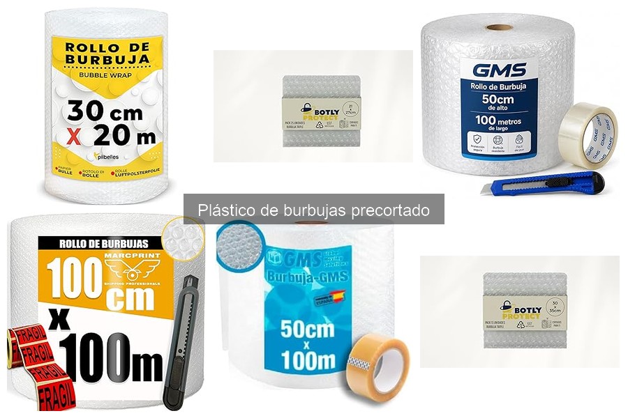 Qué es el plástico de burbujas precortado y sus ventajas