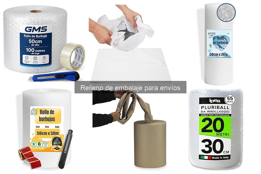 ** Qué es el relleno de embalaje y sus usos en envíos