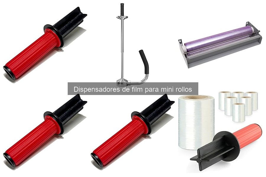 ¿Qué es un dispensador de film para mini rollos?