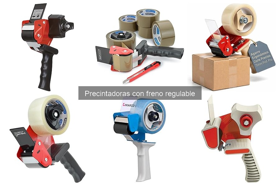 ¿Qué es una precintadora con freno regulable?