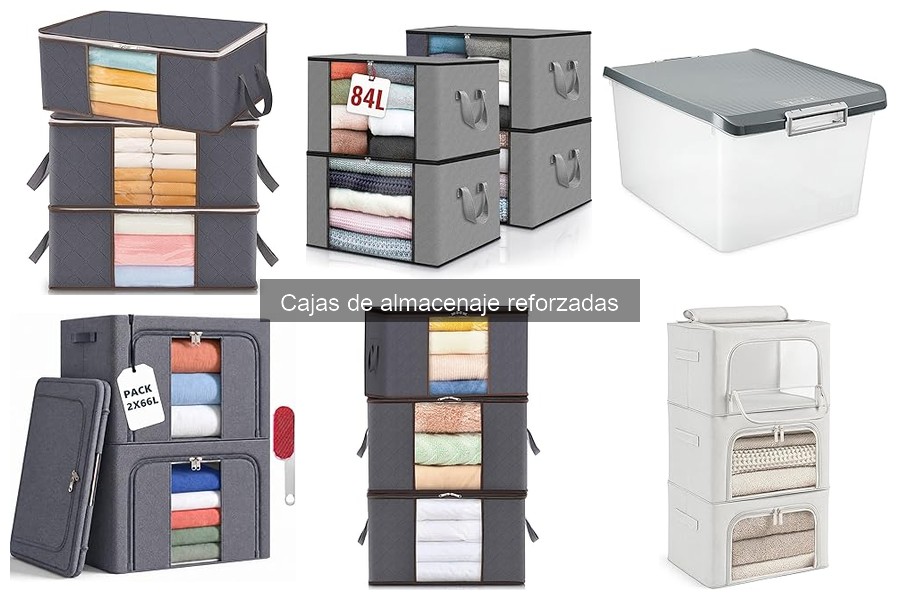 ¿Qué son las cajas de almacenaje reforzadas? Características y usos