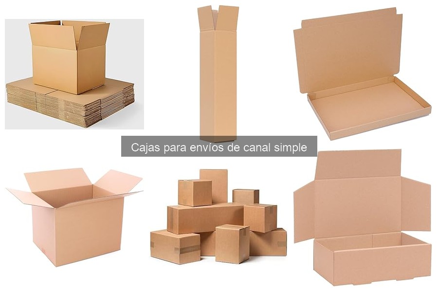 ¿Qué son las cajas para envíos de canal simple?