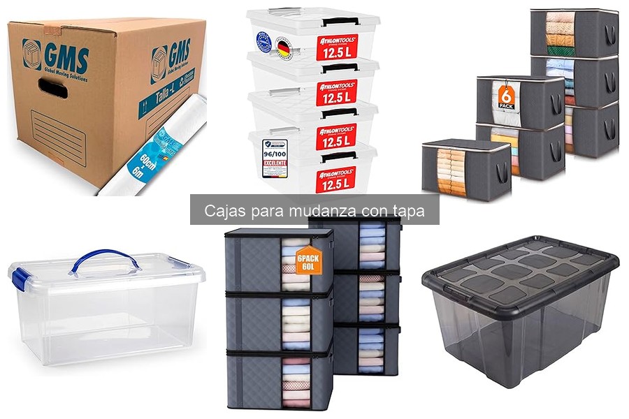 ¿Qué son las cajas para mudanza con tapa? Guía informativa