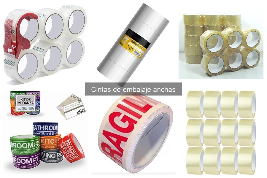 ¿Qué son las cintas de embalaje anchas? Definición y Usos