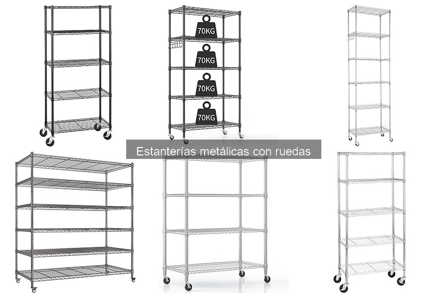 ¿Qué son las estanterías metálicas con ruedas? Descubre sus beneficios