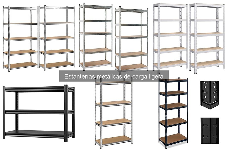¿Qué son las estanterías metálicas de carga ligera?