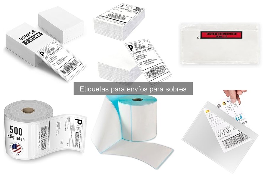 ¿Qué son las etiquetas para envíos? Características y funciones