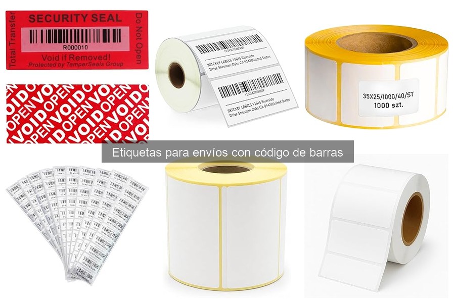 Qué son las etiquetas para envíos con código de barras