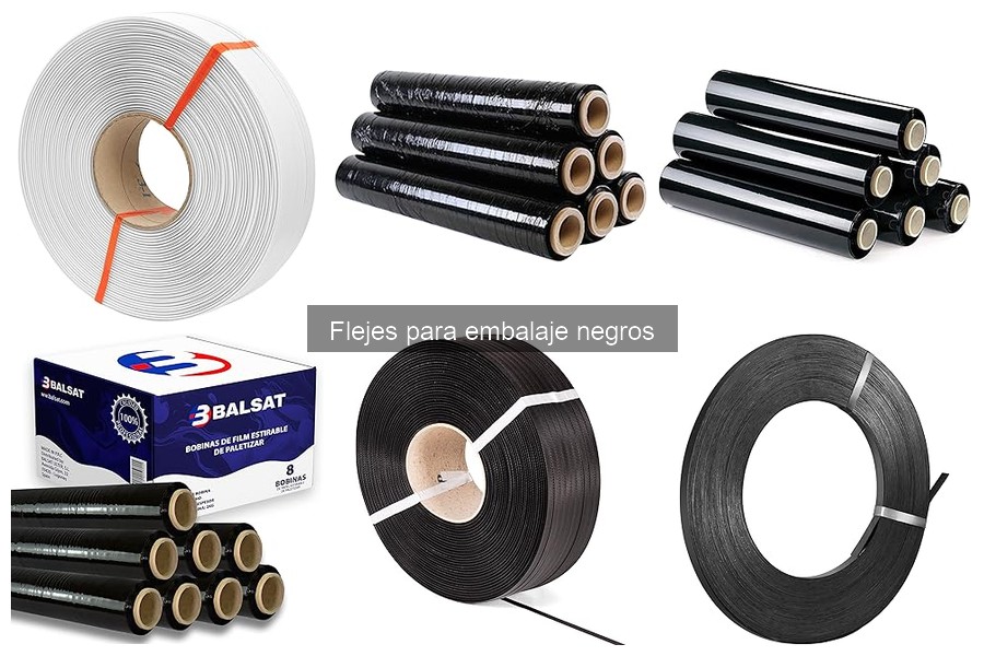 ¿Qué son los flejes para embalaje negros? Características y usos