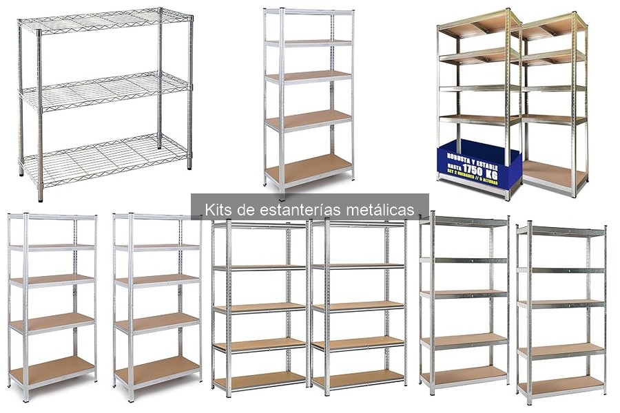 ¿Qué son los kits de estanterías metálicas? Descubre sus usos
