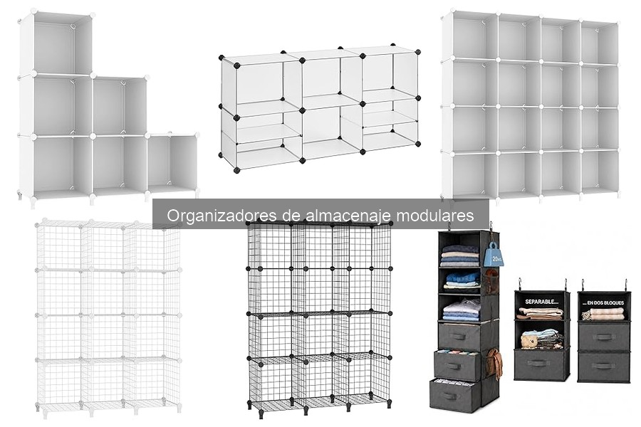 ¿Qué son los organizadores de almacenaje modulares?