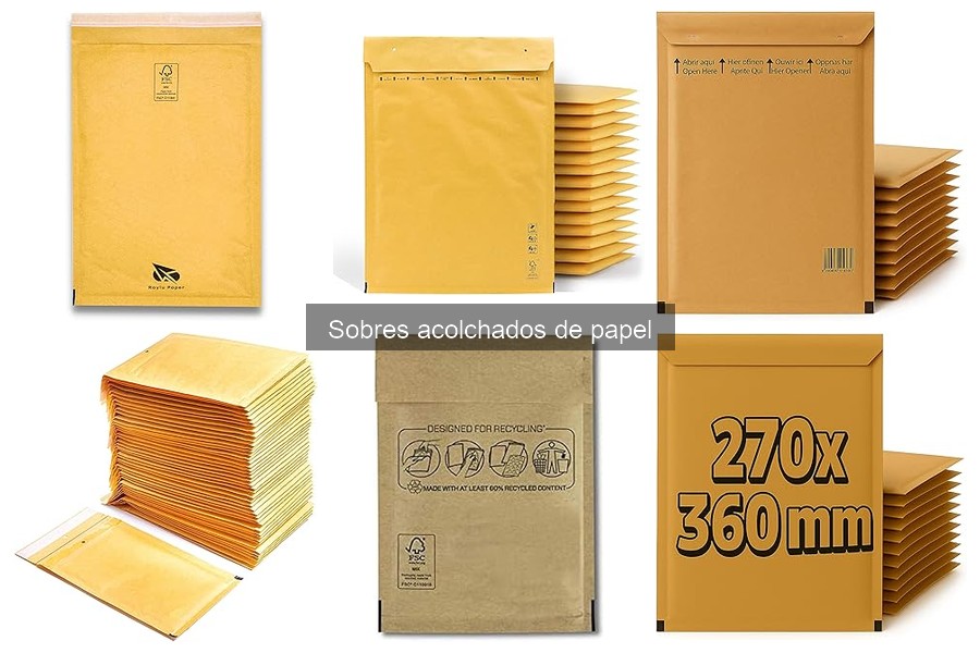 ¿Qué son los sobres acolchados de papel? Descubre sus beneficios