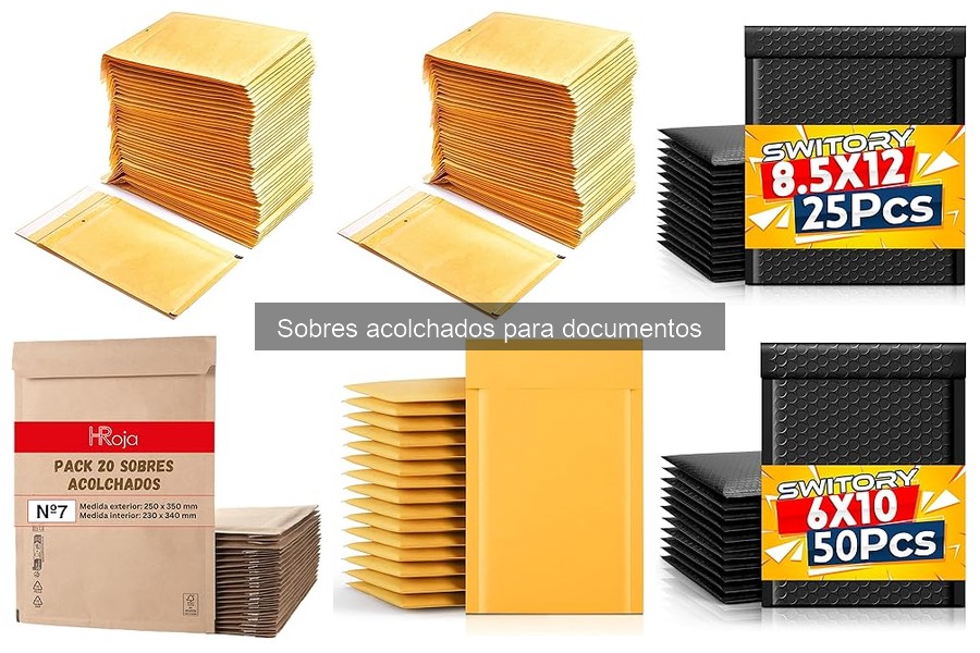 ¿Qué son los sobres acolchados para documentos? Características