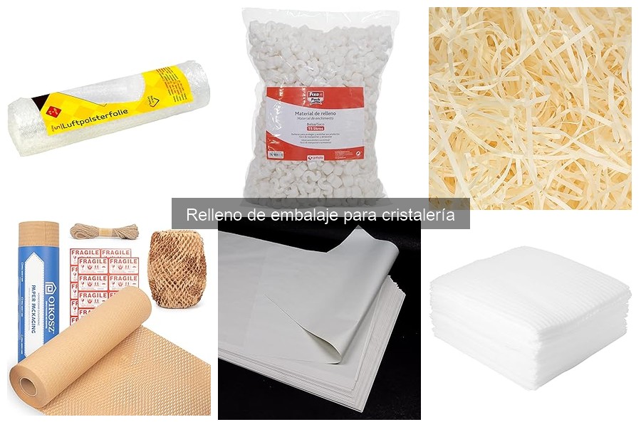 Relleno de Embalaje para Cristalería: Características y Tipos
