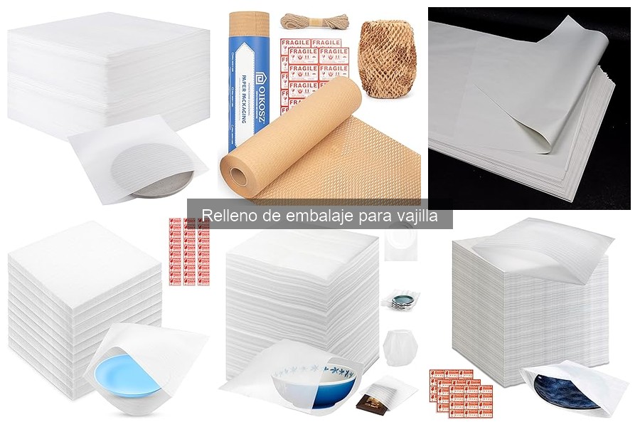 Relleno de embalaje para vajilla: ¿qué es y por qué usarlo?