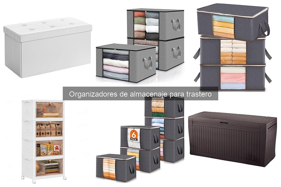 Soluciones si los organizadores de almacenaje no caben en tu trastero