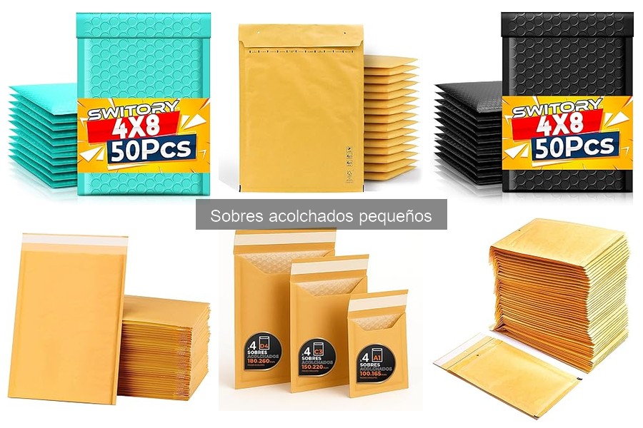 ¿Son biodegradables los sobres acolchados pequeños?