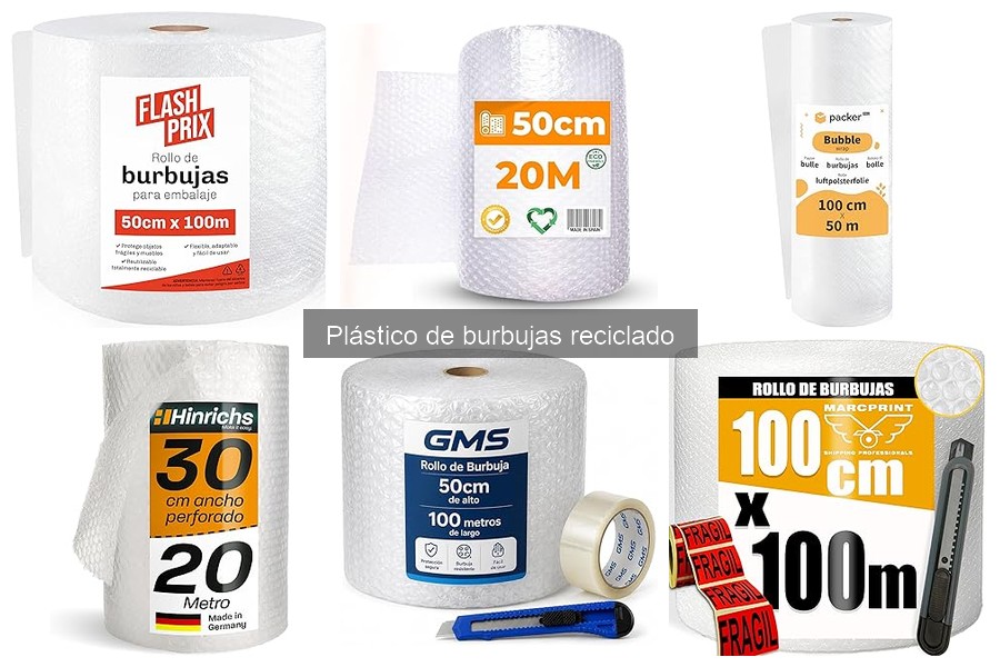 Sostenibilidad del plástico de burbujas reciclado: ¿realmente sirve?