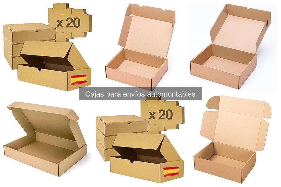 Tipos de cajas automontables para envíos: guía completa