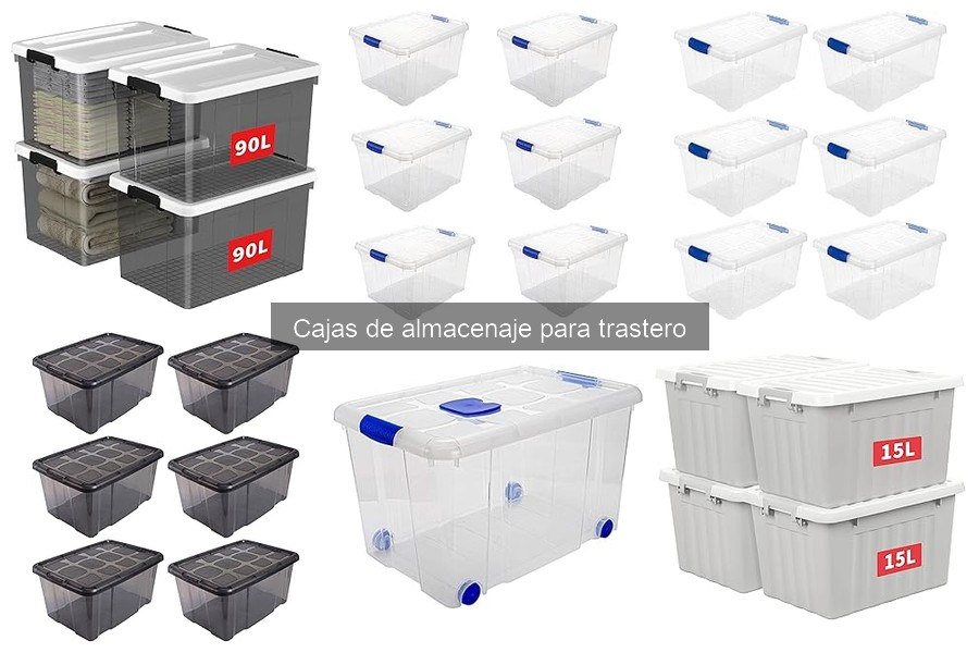 Tipos de cajas de almacenaje para trastero: guía completa