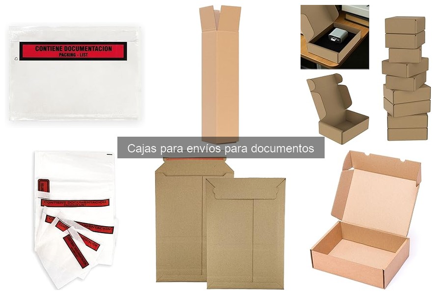 Tipos de cajas para envíos de documentos: guía completa