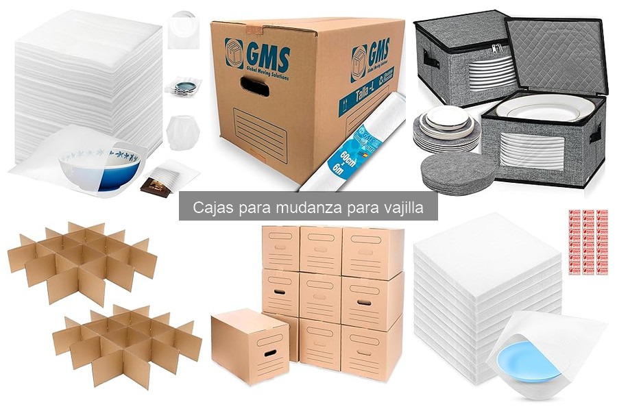 Tipos de cajas para mudanza de vajilla: Guía completa