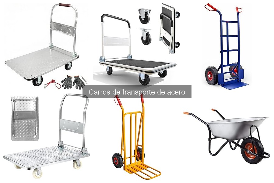 Tipos de carros de transporte de acero y sus características
