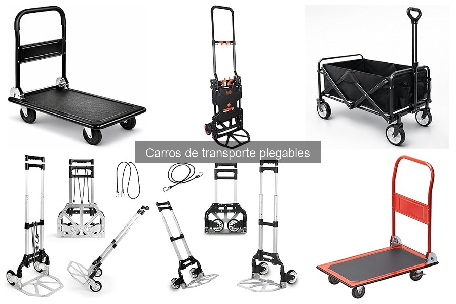 Tipos de carros de transporte plegables: características y usos
