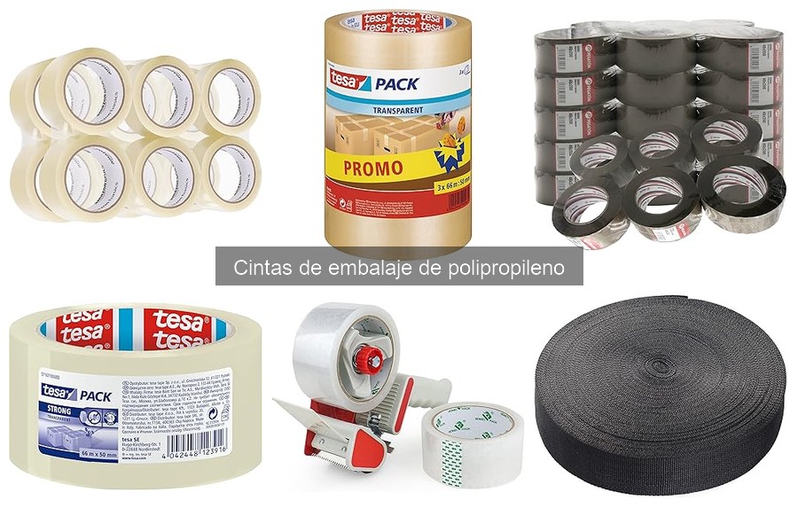 Tipos de cintas de embalaje de polipropileno y sus usos