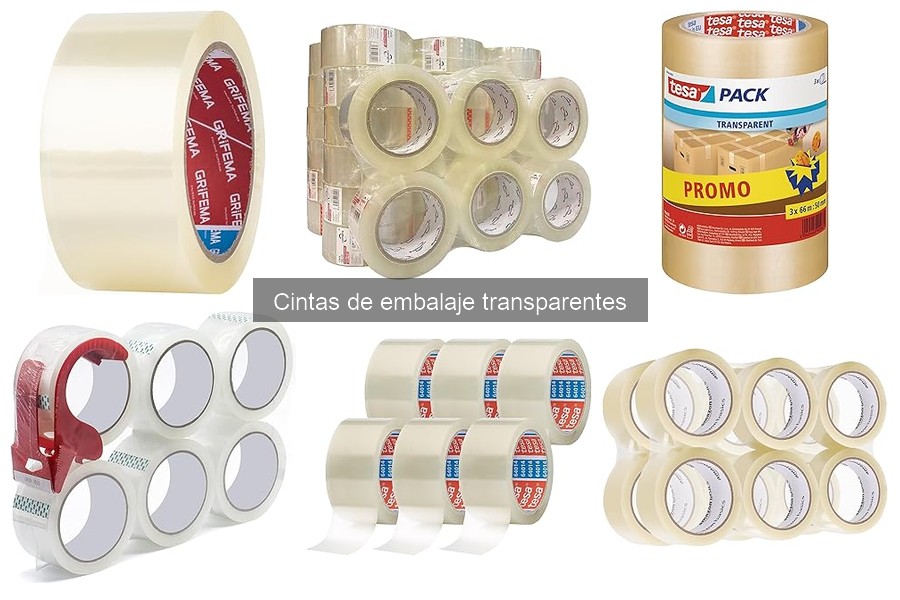 Tipos de cintas de embalaje transparentes: guía completa