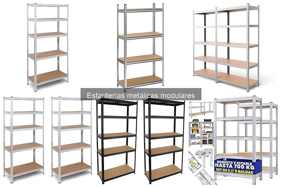 Tipos de estanterías metálicas modulares para tu espacio