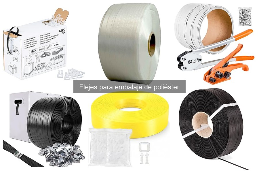 Tipos de flejes de poliéster: guía de opciones y aplicaciones