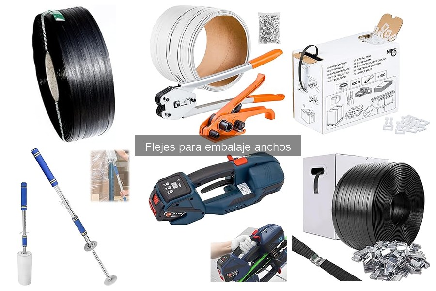 Tipos de flejes para embalaje anchos: guía y comparativa