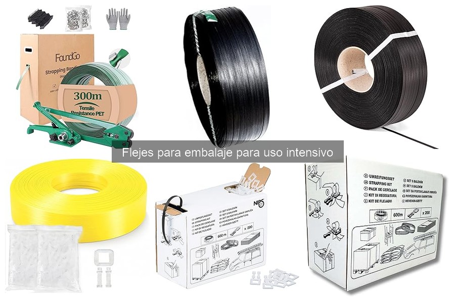 Tipos de flejes para embalaje: aplicaciones y características