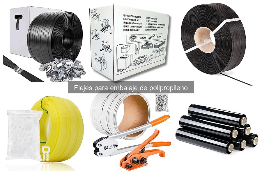 Tipos de flejes para embalaje de polipropileno