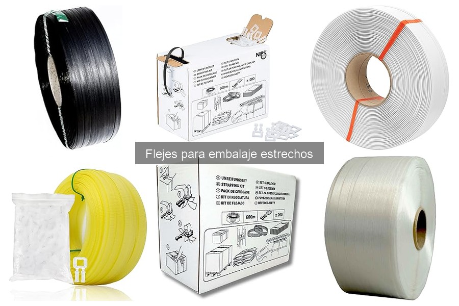Tipos de Flejes para Embalaje Estrechos: Guía Completa